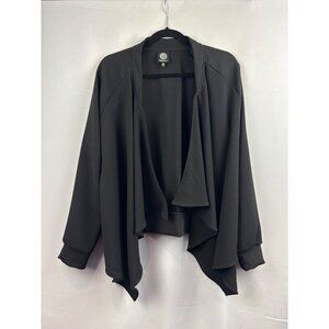 Women’s Bobeau Size XL Black Sweater with Ribbed Cuffs